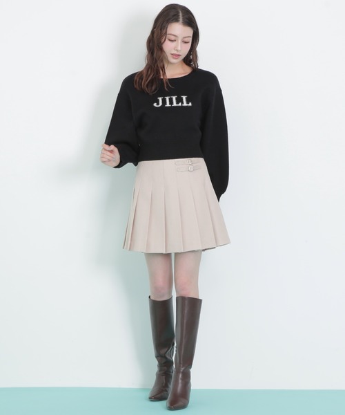 JILL by JILL STUART（ジルバイジルスチュアート）の「◇ サイドベルトプリーツミニスカート（スカート・レディース・ブラウン/ベージュ/ベージュ系その他・SMALL/MEDIUM）」の6枚目の写真