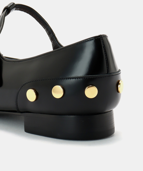 Spick & Span(スピックアンドスパン)の「《高輪店+WEB限定》LACADE / ラカド TOMOYO T STRAP BALLET(バレエシューズ・レディース・ブラック/レッド・38/37/39)」の6枚目の写真