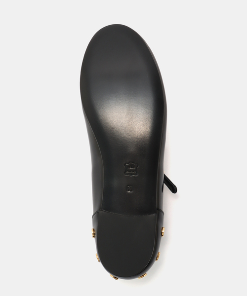 Spick & Span(スピックアンドスパン)の「《高輪店+WEB限定》LACADE / ラカド TOMOYO T STRAP BALLET(バレエシューズ・レディース・ブラック/レッド・38/37/39)」の8枚目の写真