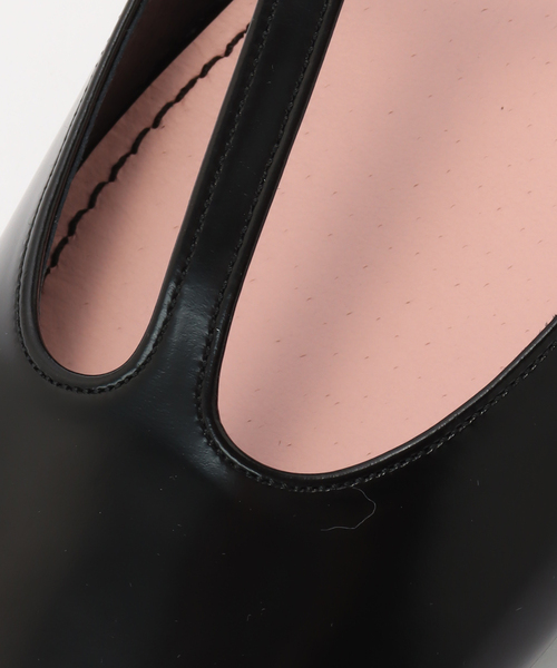 Spick & Span(スピックアンドスパン)の「《高輪店+WEB限定》LACADE / ラカド TOMOYO T STRAP BALLET(バレエシューズ・レディース・ブラック/レッド・38/37/39)」の9枚目の写真