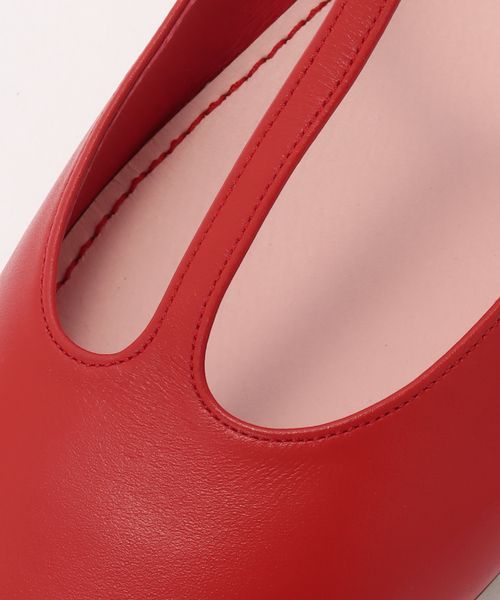 Spick & Span(スピックアンドスパン)の「《高輪店+WEB限定》LACADE / ラカド TOMOYO T STRAP BALLET(バレエシューズ・レディース・ブラック/レッド・38/37/39)」の10枚目の写真