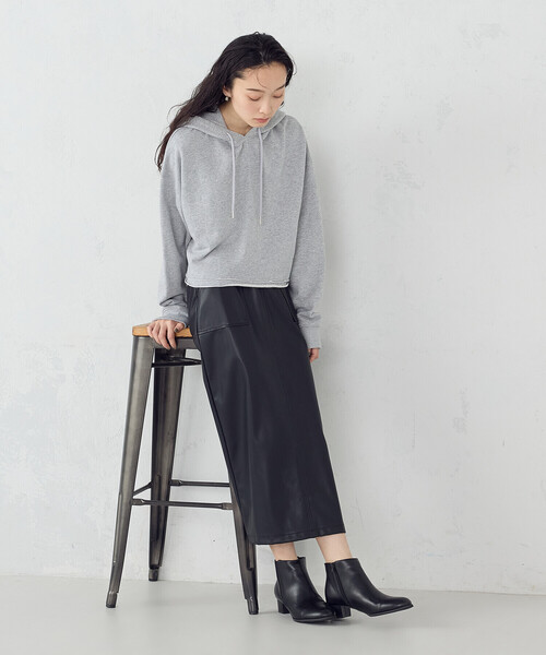 COMME CA ISM（コムサイズム）の「合成皮革 スカート / セットアップ対応（スカート・レディース・ブラウン/ブラック・MEDIUM/LARGE）」の13枚目の写真