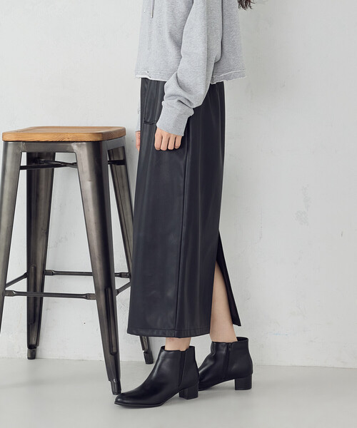 COMME CA ISM（コムサイズム）の「合成皮革 スカート / セットアップ対応（スカート・レディース・ブラウン/ブラック・MEDIUM/LARGE）」の10枚目の写真