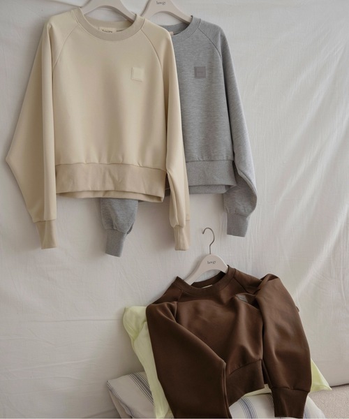 lawgy（ラウジー）の「lawgy original logo patch sweat / ラウジーオリジナルロゴパッチスウェット（スウェット・レディース・ヘザーグレー/アイボリー/ブラウン・FREE）」の22枚目の写真