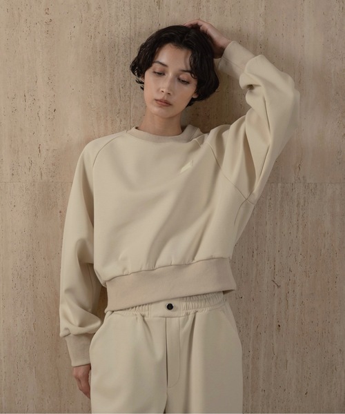 lawgy（ラウジー）の「lawgy original logo patch sweat / ラウジーオリジナルロゴパッチスウェット（スウェット・レディース・ヘザーグレー/アイボリー/ブラウン・FREE）」の17枚目の写真