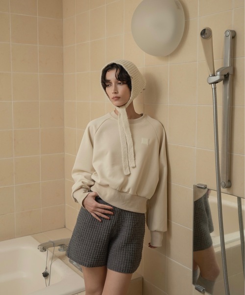 lawgy（ラウジー）の「lawgy original logo patch sweat / ラウジーオリジナルロゴパッチスウェット（スウェット・レディース・ヘザーグレー/アイボリー/ブラウン・FREE）」の21枚目の写真