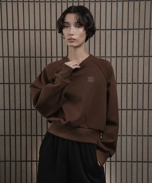 lawgy（ラウジー）の「lawgy original logo patch sweat / ラウジーオリジナルロゴパッチスウェット（スウェット・レディース・ヘザーグレー/アイボリー/ブラウン・FREE）」の21枚目の写真