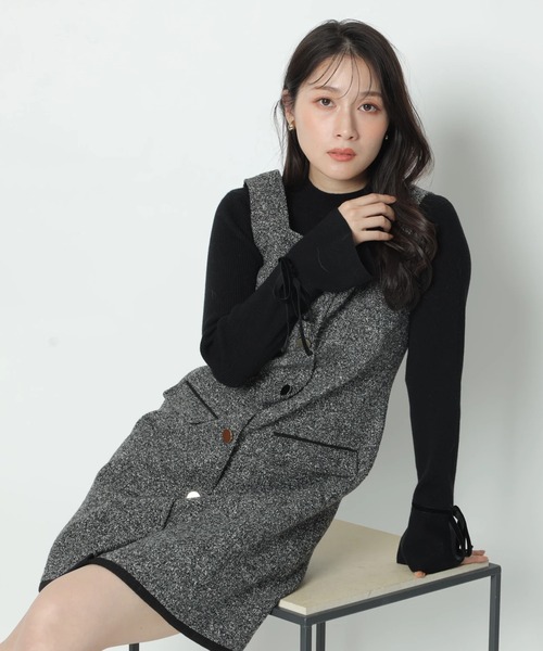 Apuweiser-riche（アプワイザーリッシェ）の「袖リボンフレアスリーブ