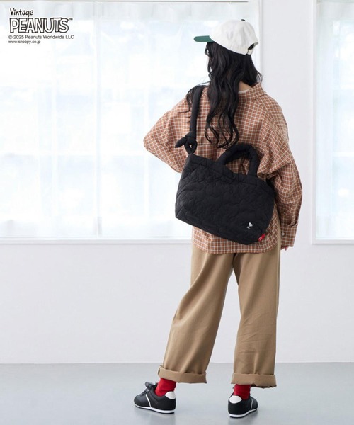 ROOTOTE(ルートート)の「ルートート / IP.ミディアム.キルト.ピーナッツ-0N(ショルダーバッグ・レディース・ブラック系1/ベージュ/ブラック系その他3/シルバー・FREE)」の14枚目の写真