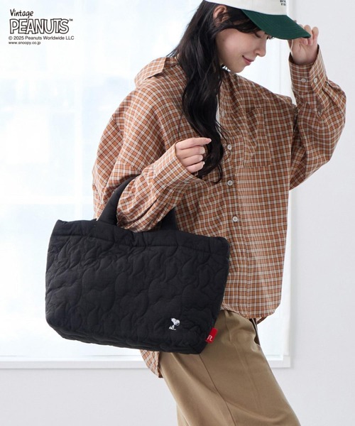 ROOTOTE(ルートート)の「ルートート / IP.ミディアム.キルト.ピーナッツ-0N(ショルダーバッグ・レディース・ブラック系1/ベージュ/ブラック系その他3/シルバー・FREE)」の8枚目の写真