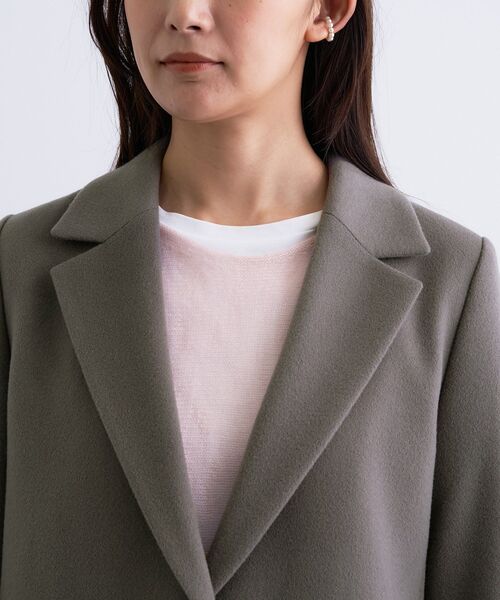 名品コート／日本製】ウール100％チェスターコート（チェスターコート