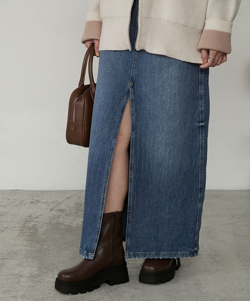 MONO-MART（モノマート）の「ストレッチボリュームトラックソールショートブーツ（ブーツ・レディース・ダークブラウン/ブラック・M/S/L）」の18枚目の写真