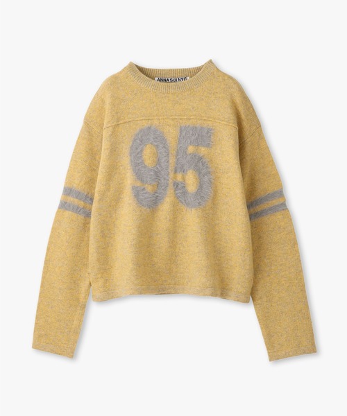 anna sui nyc(アナ スイ エヌ ワイ シー)の「No.95MIXニットプルオーバー(ニット/セーター・レディース・ブラック/パープル/イエロー・FREE)」の6枚目の写真