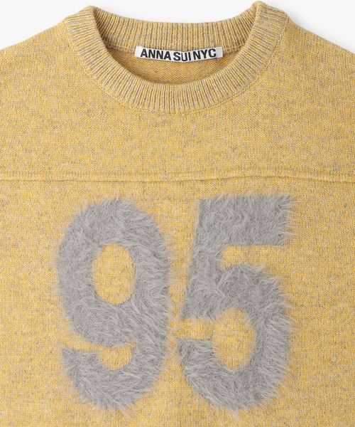 anna sui nyc(アナ スイ エヌ ワイ シー)の「No.95MIXニットプルオーバー(ニット/セーター・レディース・ブラック/パープル/イエロー・FREE)」の4枚目の写真