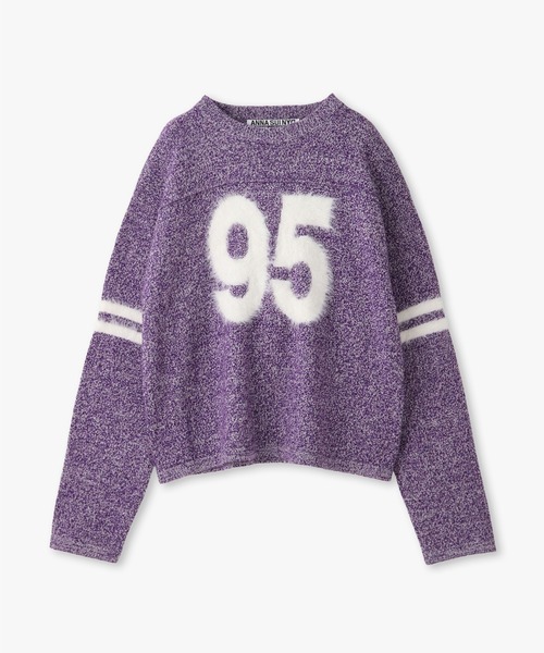 anna sui nyc(アナ スイ エヌ ワイ シー)の「No.95MIXニットプルオーバー(ニット/セーター・レディース・ブラック/パープル/イエロー・FREE)」の7枚目の写真