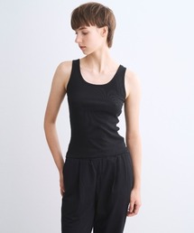 Cotton rib 2×1 tank