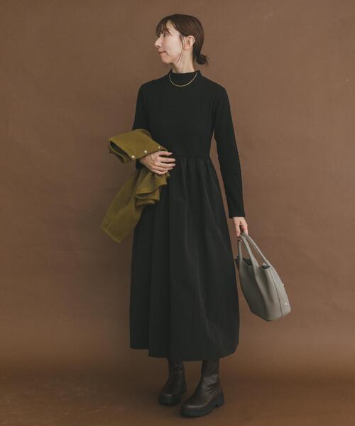 ITEMS URBANRESEARCH（アイテムズ アーバンリサーチ）の「マルチWAYセットワンピース（ワンピース・レディース・グレー/マスタード/チャコールグレー・FREE）」の6枚目の写真