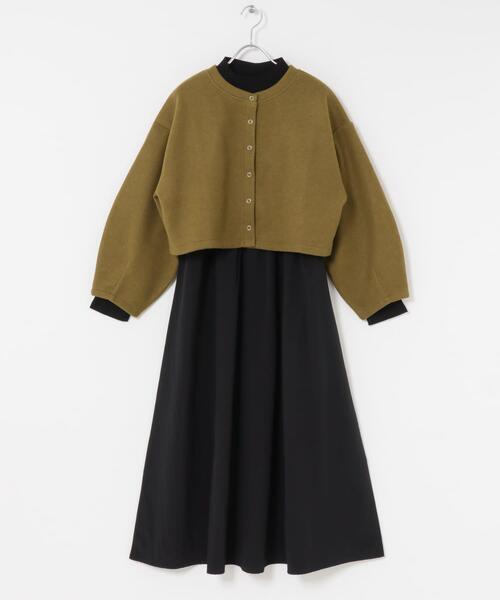 ITEMS URBANRESEARCH（アイテムズ アーバンリサーチ）の「マルチWAYセットワンピース（ワンピース・レディース・グレー/マスタード/チャコールグレー・FREE）」の11枚目の写真