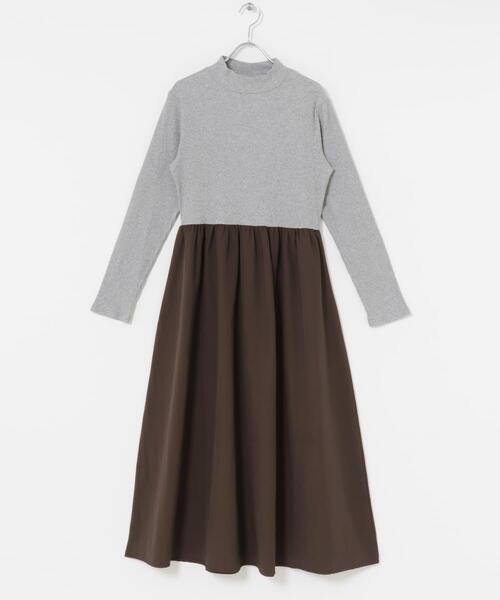 ITEMS URBANRESEARCH（アイテムズ アーバンリサーチ）の「マルチWAYセットワンピース（ワンピース・レディース・グレー/マスタード/チャコールグレー・FREE）」の19枚目の写真