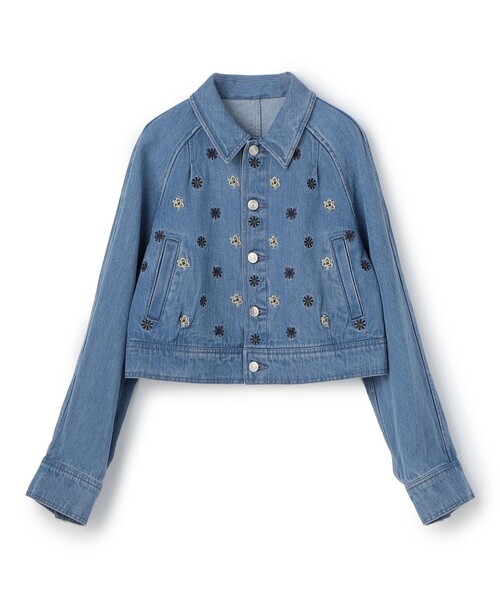 MACPHEE（マカフィー）の「コットンデニム ショートジャケット（デニム