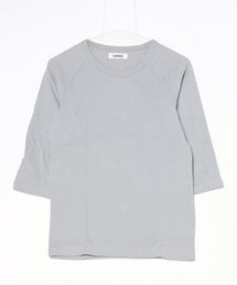 OMNES（オムネス）の「ストレッチジャガード　クルーネック六分袖Tシャツ（Tシャツ/カットソー・メンズ）」