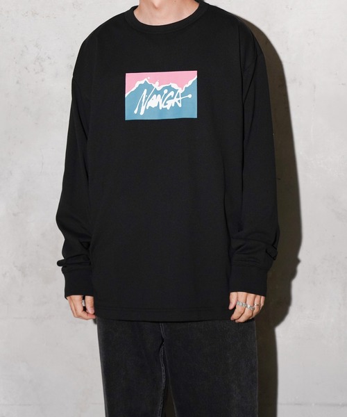 NANGA(ナンガ)の「NANGA / ナンガ NANGA×RYUJI KAMIYAMA L/S TEE 神山隆二 ロングスリーブTシャツ(Tシャツ/カットソー・メンズ・ホワイト/グリーン/ブラック・MEDIUM/LARGE/X-LARGE)」の6枚目の写真