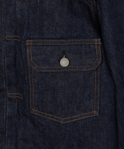 orSlow（オアスロウ）の「Orslow/オアスロウ TYPE2 1950’S DENIM JACKET（ブルゾン・メンズ・ネイビー・1/2/3）」の9枚目の写真
