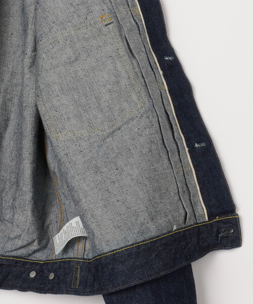 orSlow（オアスロウ）の「Orslow/オアスロウ TYPE2 1950’S DENIM JACKET（ブルゾン・メンズ・ネイビー・1/2/3）」の4枚目の写真