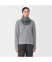 無印良品（ムジルシリョウヒン）の「首のチクチクを抑えたメリノウール混　ネックウォーマー（ネックウォーマー/スヌード）」