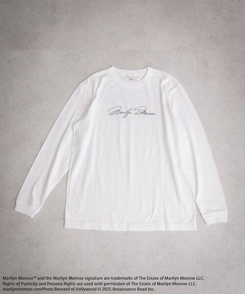 Green　Parks（グリーンパークス）の「■Marilyn Monroe 3ポーズptロンTEE（Tシャツ/カットソー・レディース・ホワイト・FREE）」の10枚目の写真