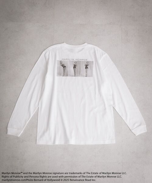 Green　Parks（グリーンパークス）の「■Marilyn Monroe 3ポーズptロンTEE（Tシャツ/カットソー・レディース・ホワイト・FREE）」の11枚目の写真