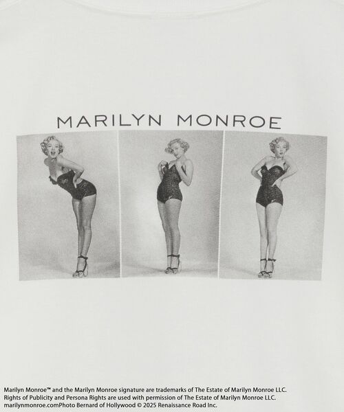 Green　Parks（グリーンパークス）の「■Marilyn Monroe 3ポーズptロンTEE（Tシャツ/カットソー・レディース・ホワイト・FREE）」の17枚目の写真