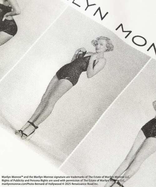 Green　Parks（グリーンパークス）の「■Marilyn Monroe 3ポーズptロンTEE（Tシャツ/カットソー・レディース・ホワイト・FREE）」の18枚目の写真