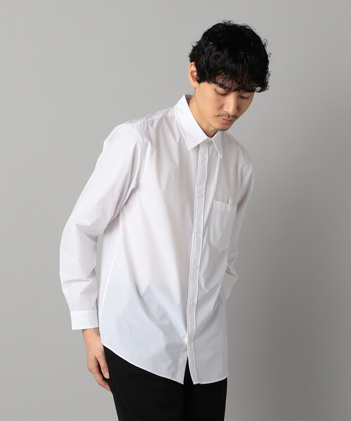COMME CA MEN(コムサメン)の「【撥水】【COMME CA MEN BLACK】4WAYテック シャツ(シャツ/ブラウス・メンズ・ホワイト/ブラック・L/M)」の5枚目の写真