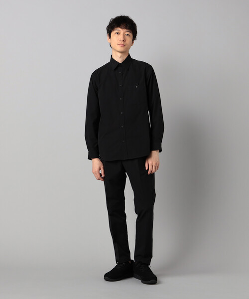 COMME CA MEN(コムサメン)の「【撥水】【COMME CA MEN BLACK】4WAYテック シャツ(シャツ/ブラウス・メンズ・ホワイト/ブラック・L/M)」の6枚目の写真