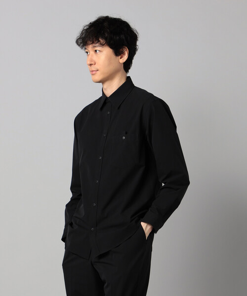 COMME CA MEN(コムサメン)の「【撥水】【COMME CA MEN BLACK】4WAYテック シャツ(シャツ/ブラウス・メンズ・ホワイト/ブラック・L/M)」の9枚目の写真