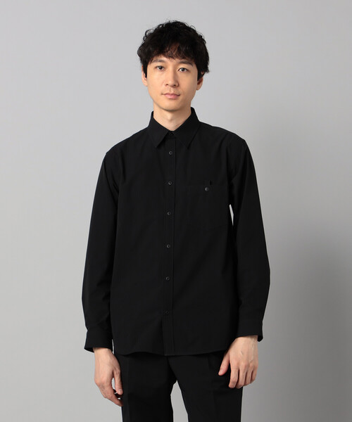 COMME CA MEN(コムサメン)の「【撥水】【COMME CA MEN BLACK】4WAYテック シャツ(シャツ/ブラウス・メンズ・ホワイト/ブラック・L/M)」の10枚目の写真