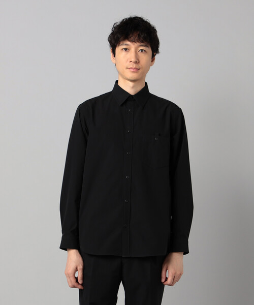 COMME CA MEN(コムサメン)の「【撥水】【COMME CA MEN BLACK】4WAYテック シャツ(シャツ/ブラウス・メンズ・ホワイト/ブラック・L/M)」の11枚目の写真