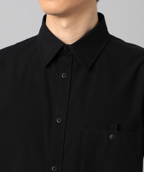 COMME CA MEN(コムサメン)の「【撥水】【COMME CA MEN BLACK】4WAYテック シャツ(シャツ/ブラウス・メンズ・ホワイト/ブラック・L/M)」の14枚目の写真