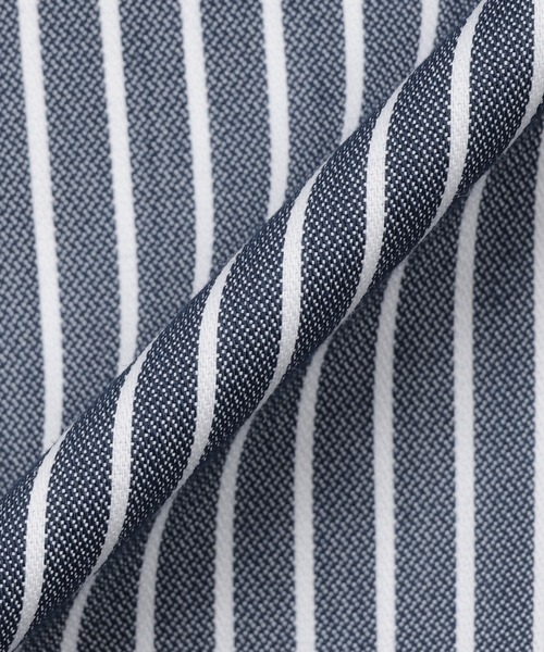 TOKYO SHIRTS(トウキョウシャツ)の「【透け防止】 形態安定ノンアイロン ワイド 長袖ビジネスワイシャツ(ビジネスシャツ・レディース・ネイビー・L/S/M/LL/XL)」の5枚目の写真