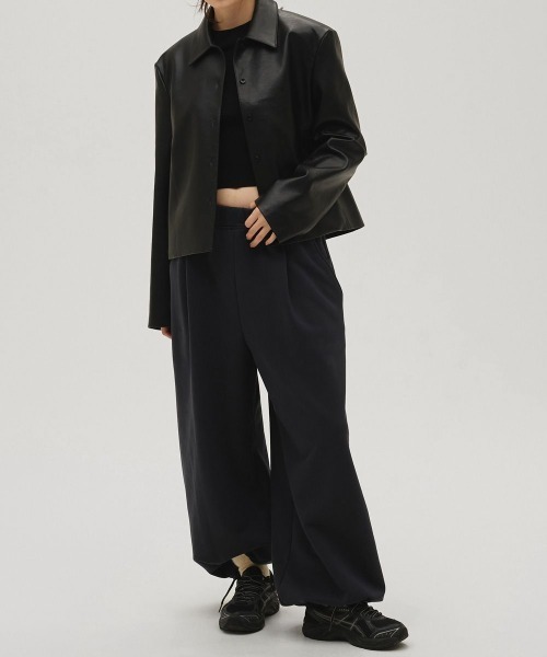 TODAYFUL（トゥデイフル）の「TODAYFUL　Leather Shirts Jacket レザーシャツジャケット/12610101（その他アウター・レディース・ブラック/ダークブラウン・38）」の6枚目の写真