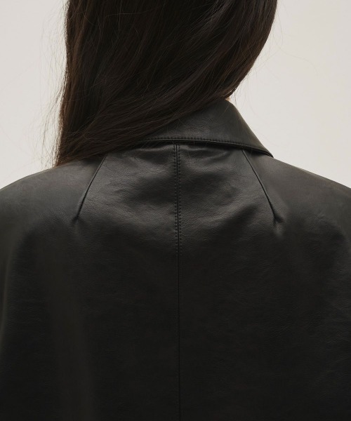 TODAYFUL（トゥデイフル）の「TODAYFUL　Leather Shirts Jacket レザーシャツジャケット/12610101（その他アウター・レディース・ブラック/ダークブラウン・38）」の13枚目の写真