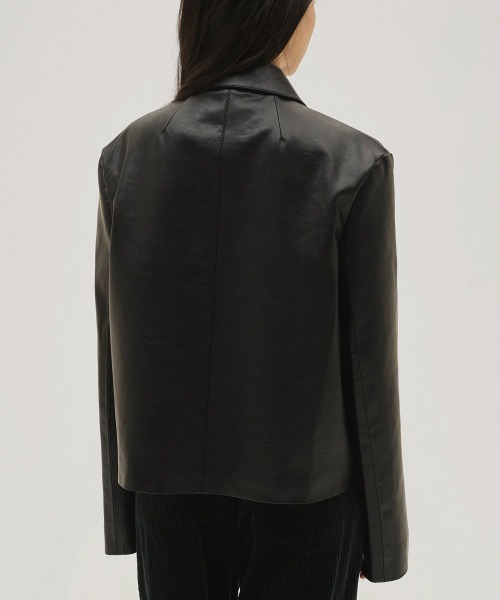 TODAYFUL（トゥデイフル）の「TODAYFUL　Leather Shirts Jacket レザーシャツジャケット/12610101（その他アウター・レディース・ブラック/ダークブラウン・38）」の14枚目の写真