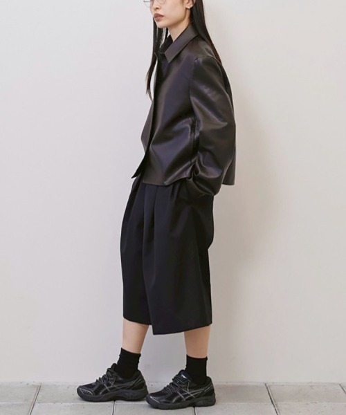 TODAYFUL（トゥデイフル）の「TODAYFUL　Leather Shirts Jacket レザーシャツジャケット/12610101（その他アウター・レディース・ブラック/ダークブラウン・38）」の20枚目の写真