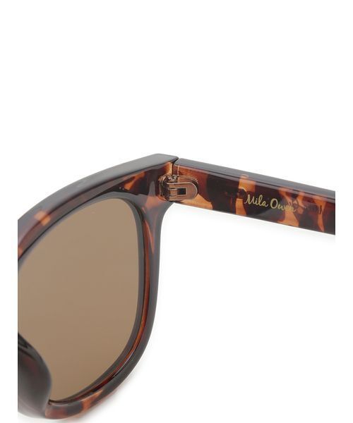 Mila Owen（ミラオーウェン）の「メタルポイントセルフレームサングラス（サングラス・レディース・ブラウン/ブラック・F）」の7枚目の写真