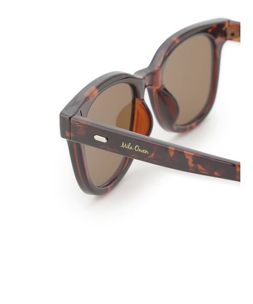 Mila Owen（ミラオーウェン）の「メタルポイントセルフレームサングラス（サングラス・レディース・ブラウン/ブラック・F）」の9枚目の写真