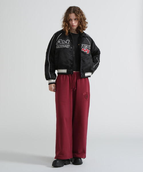 MOUSSY(マウジー)の「《AVIREX×MOUSSY》NYLON VARSITY JACKET(ブルゾン・レディース・レッド/ブラック・F)」の22枚目の写真