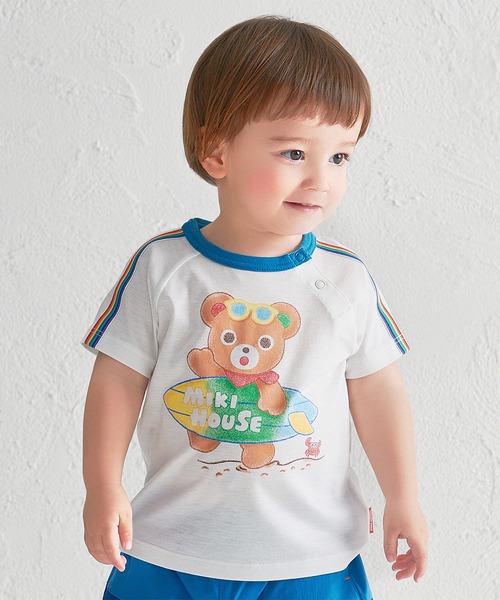 接触冷感 プッチー半袖Tシャツ（Tシャツ/カットソー）｜MIKI HOUSE