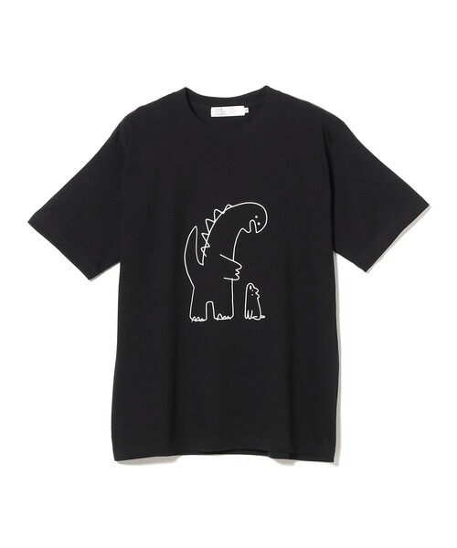 TOKYO CULTUART by BEAMS(トウキョウカルチャートバイビームス)の「matsui / DINOSAUR T-Shirt(Tシャツ/カットソー・メンズ・ブラック/ホワイト・SMALL/LARGE/MEDIUM/X-LARGE)」の7枚目の写真