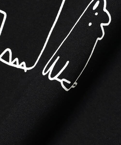 TOKYO CULTUART by BEAMS(トウキョウカルチャートバイビームス)の「matsui / DINOSAUR T-Shirt(Tシャツ/カットソー・メンズ・ブラック/ホワイト・SMALL/LARGE/MEDIUM/X-LARGE)」の9枚目の写真